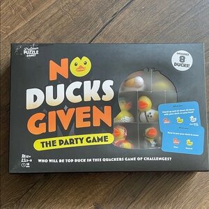 No Ducks Given Party Game - Black/Yellow Box